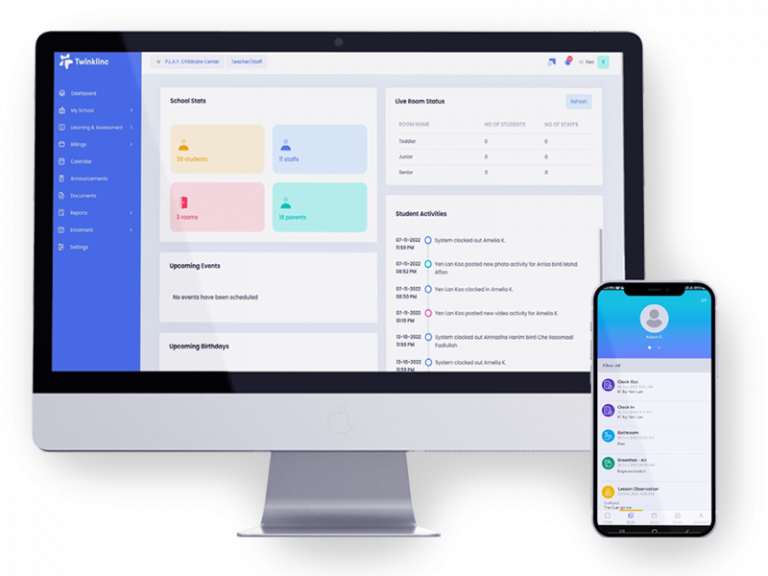 Twinklinc - Preschool and Child Care Management App